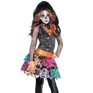 NWT Monster High Skelita Calaveras Costume